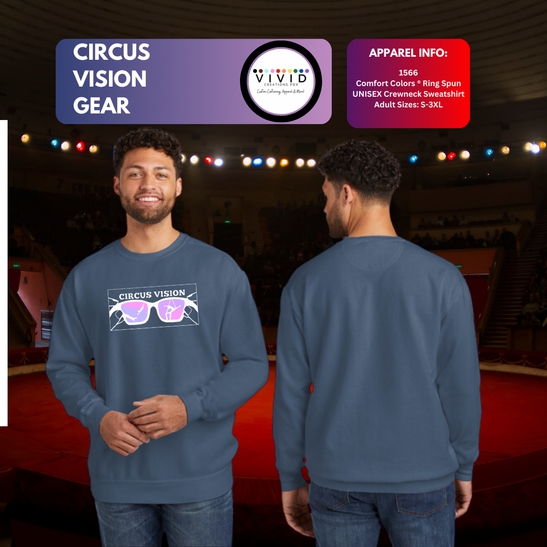 Unisex Crewneck -Circus Vision Logo