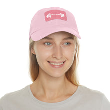 Load image into Gallery viewer, LOUD FIT WOMAN- Dad Hat with Leather Patch (Rectangle)
