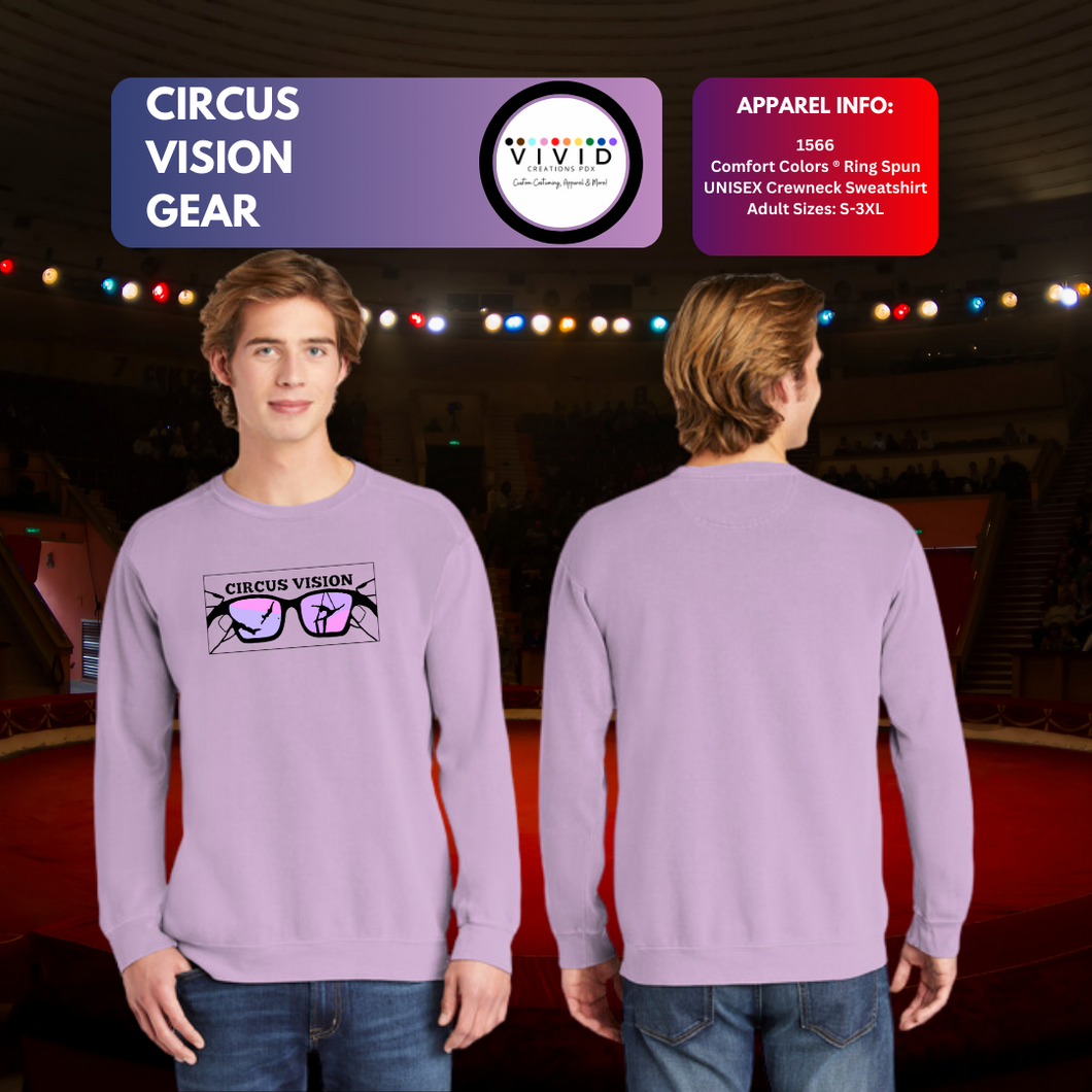 Unisex Crewneck -Circus Vision Logo