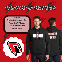 Load image into Gallery viewer, Lincoln Dance Team-Fleece Pullover Hooded Sweatshirt
