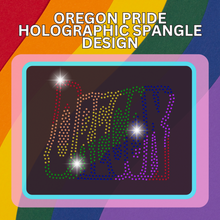 Load image into Gallery viewer, Oregon Pride Holographic Spangle Design
