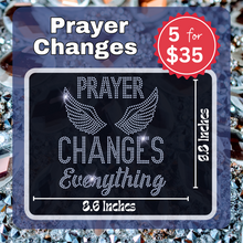 Load image into Gallery viewer, Prayer Changes Bling Transfers
