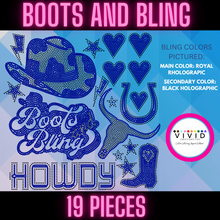 Load image into Gallery viewer, Boots and Bling Patch Transfers
