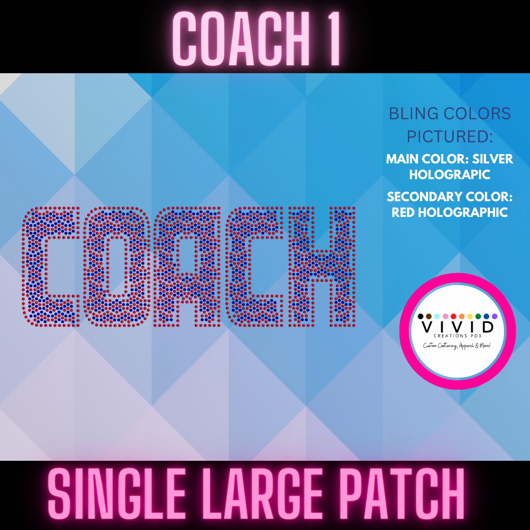 COACH 1 Patch Transfer – Vivid Creations PDX