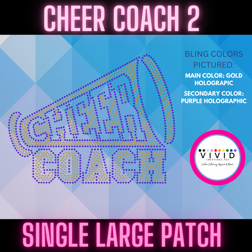 CHEER COACH 2 Patch Transfer