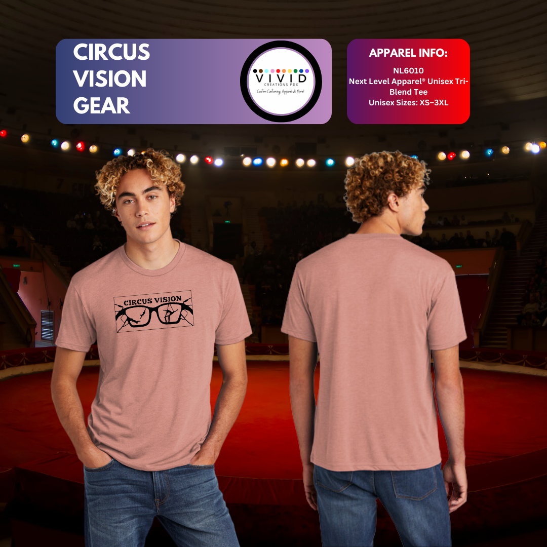 Unisex Tees -Circus Vision Logo