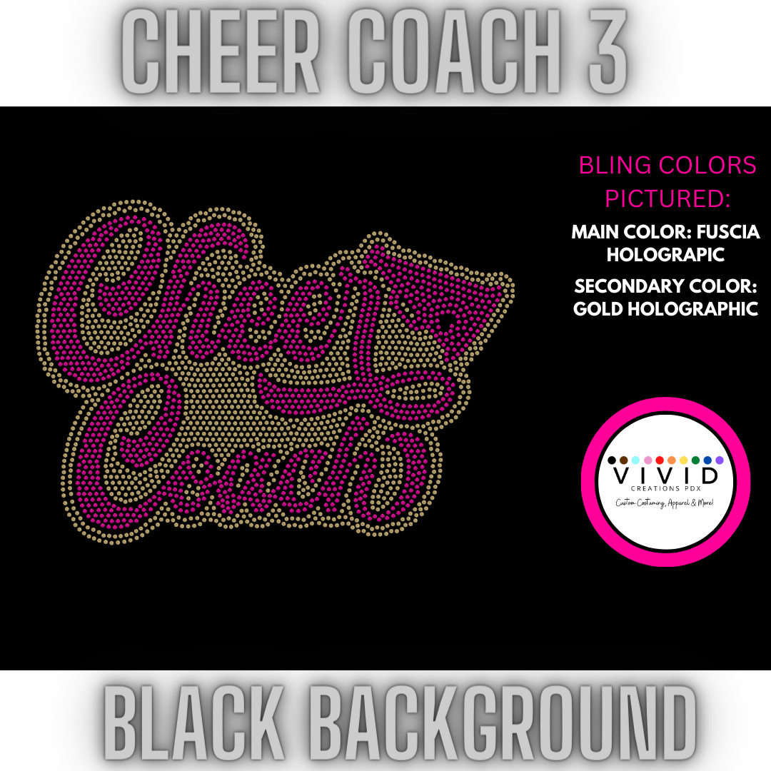 CHEER COACH 3 Patch Transfer