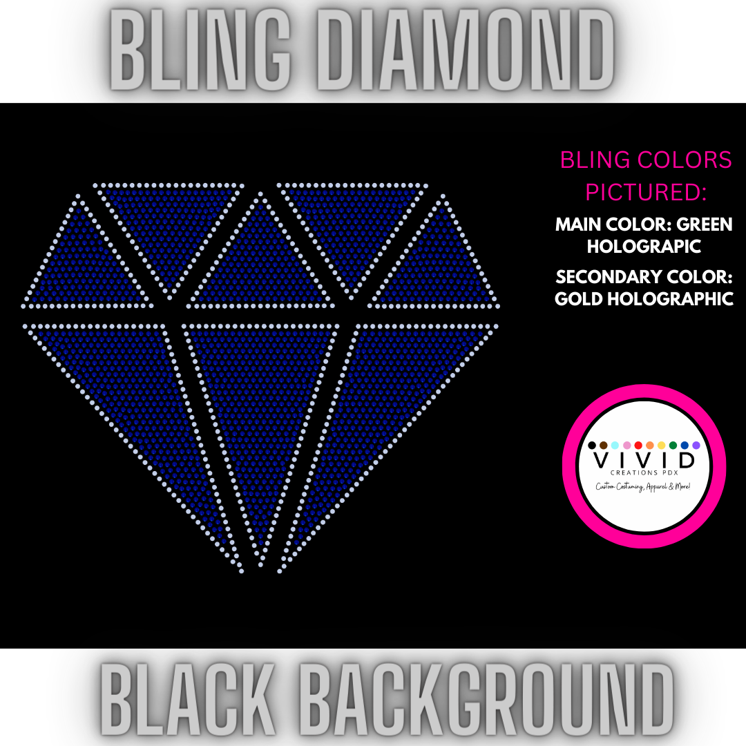 BLING DIAMOND Patch Transfer