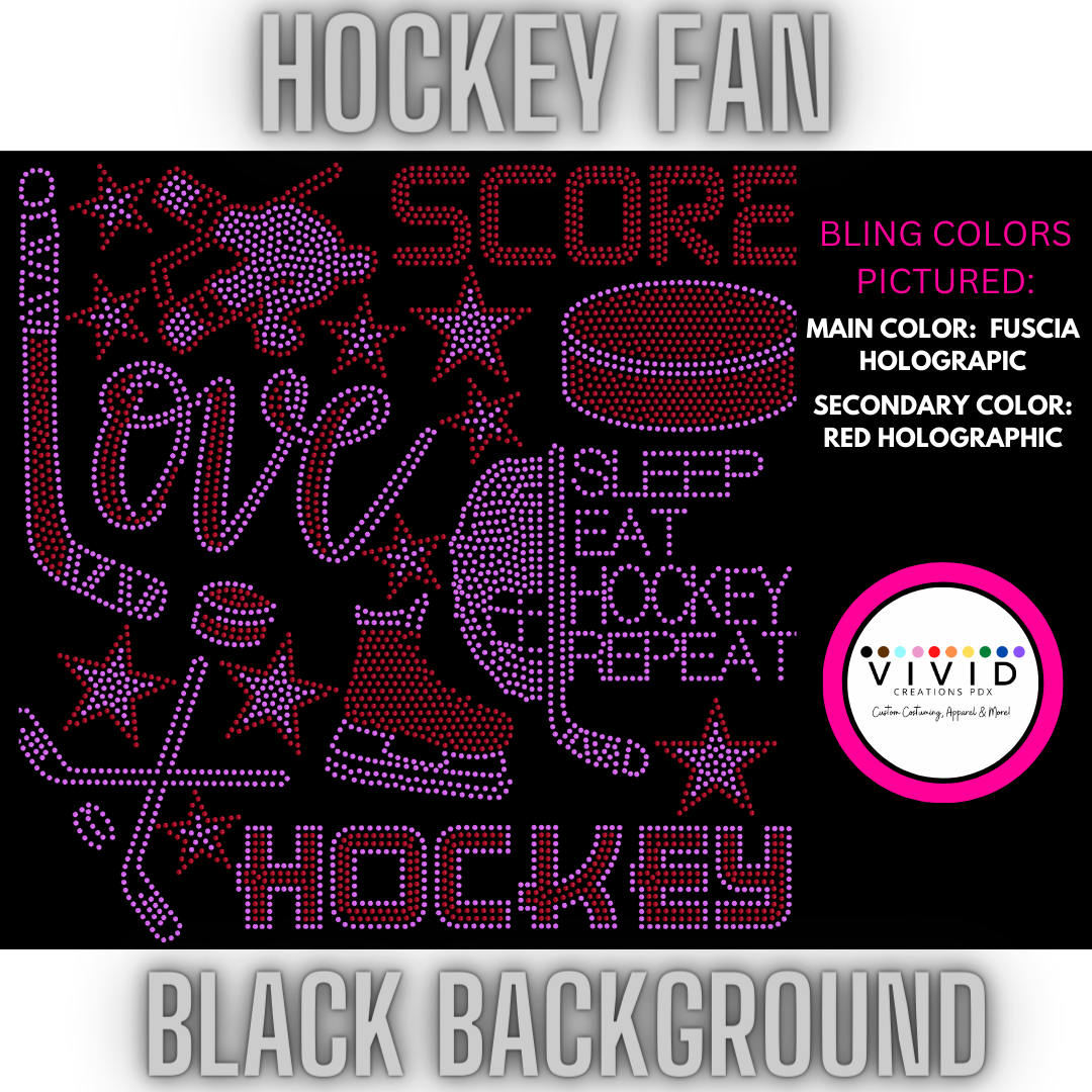 HOCKEY FAN Patch Transfers