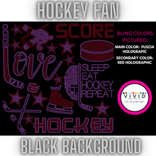 Load image into Gallery viewer, HOCKEY FAN Patch Transfers
