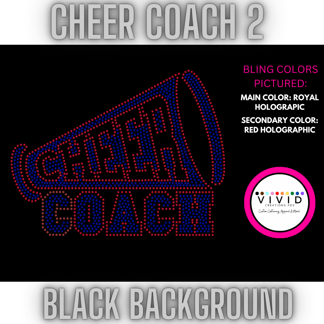 CHEER COACH 2 Patch Transfer