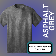 Load image into Gallery viewer, Port &amp; Company® Core Cotton Tee (ASPHALT GREY)
