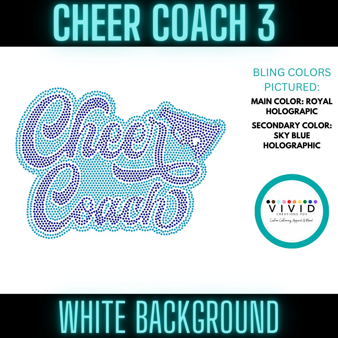 CHEER COACH 3 Patch Transfer