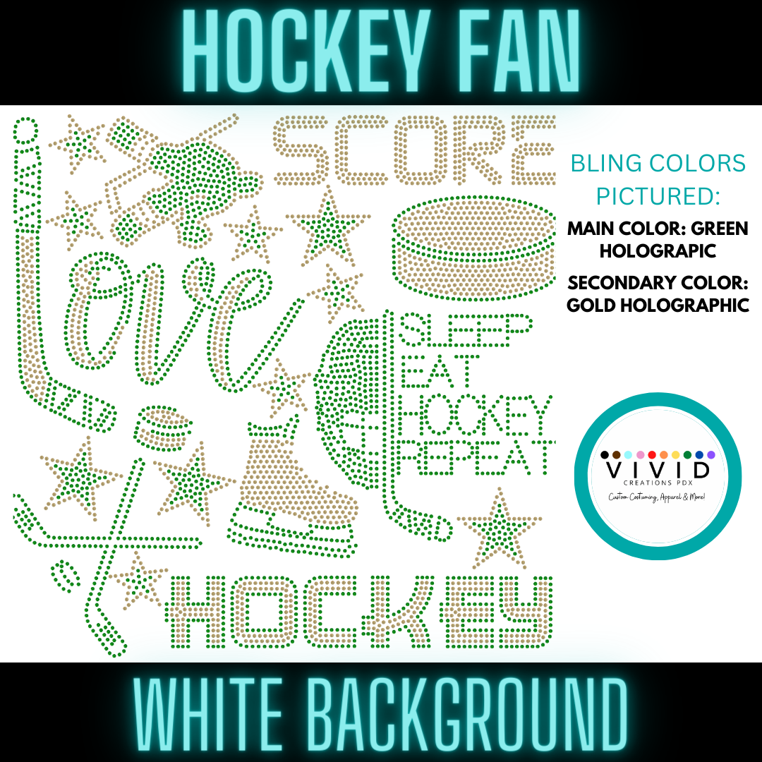 HOCKEY FAN Patch Transfers