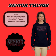 Load image into Gallery viewer, &quot;Senior Things&quot; Crewneck Sweatshirt Spangle Bling Design
