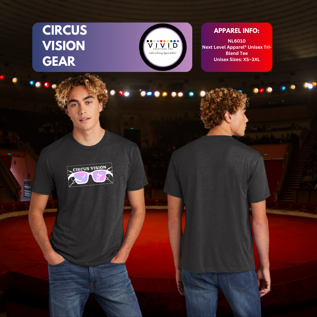 Unisex Tees -Circus Vision Logo