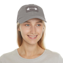 Load image into Gallery viewer, LOUD FIT WOMAN- Dad Hat with Leather Patch (Rectangle)
