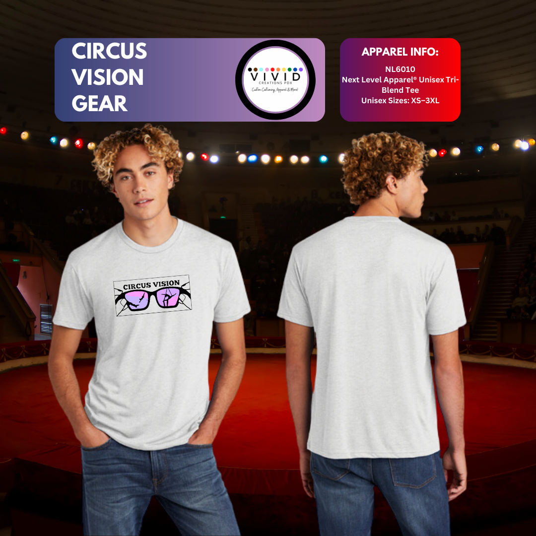 Unisex Tees -Circus Vision Logo