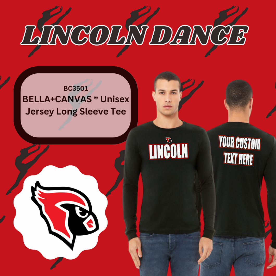 Lincoln Dance Team-Unisex Jersey Long Sleeve Tee