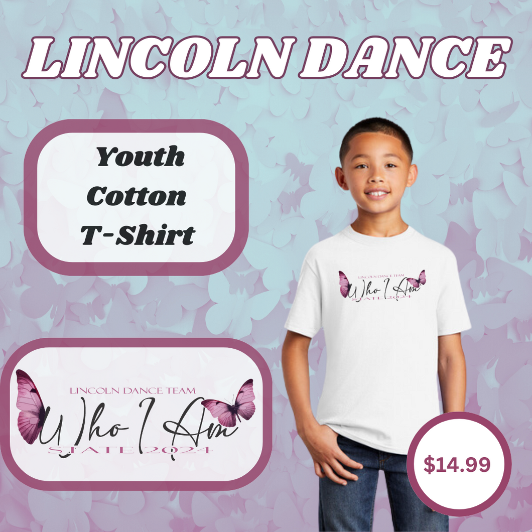 Lincoln Dance Team State Gear-Youth Cotton T-Shirt
