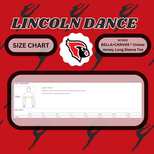 Load image into Gallery viewer, Lincoln Dance Team-Unisex Jersey Long Sleeve Tee
