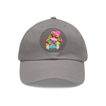 Load image into Gallery viewer, LOUD FIT WOMAN-Dad Hat with Leather Patch (Round)
