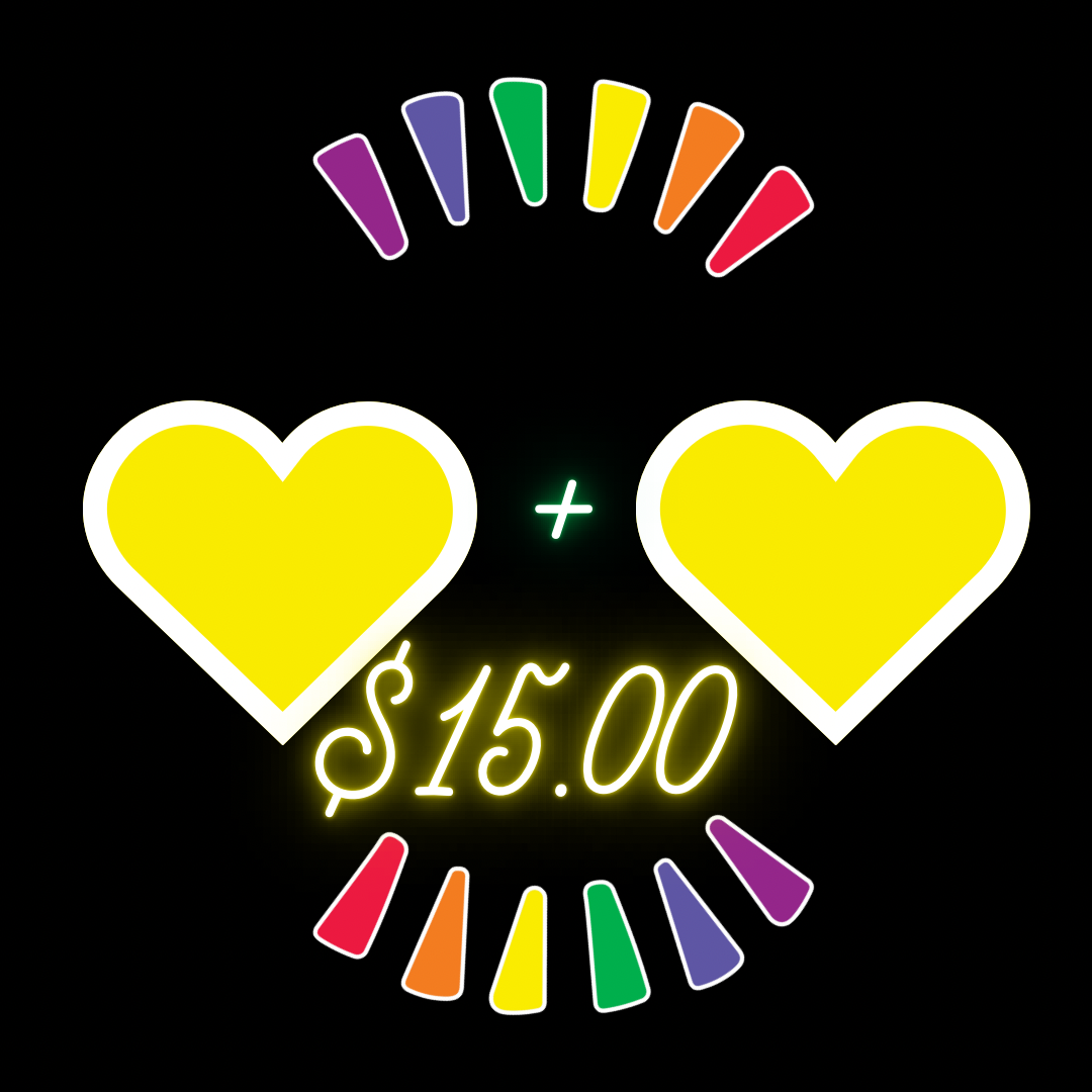 2 Yellow Hearts ($15)