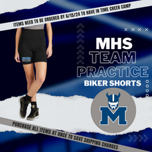 Load image into Gallery viewer, MHS Practice Bike Shorts (Black)
