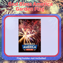 Load image into Gallery viewer, GOD BLESS AMERICA GARDEN FLAG

