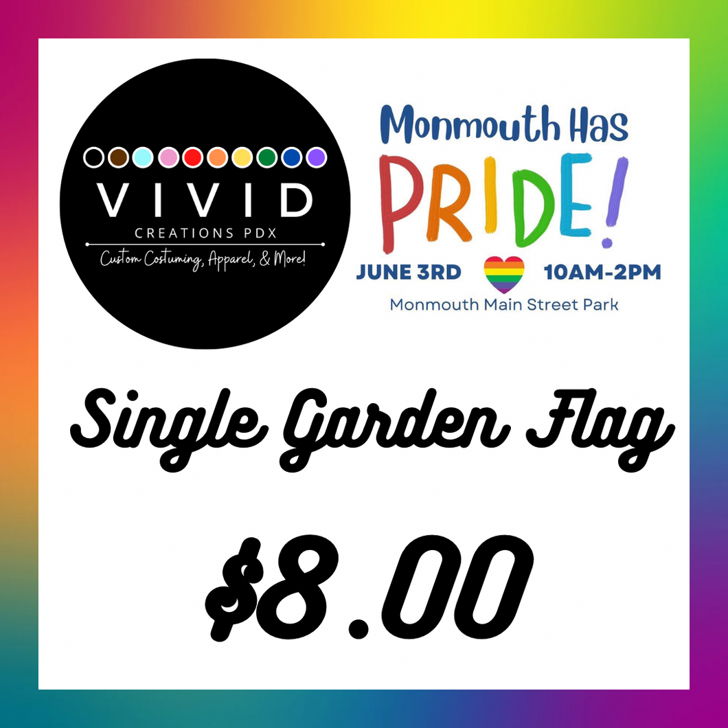 Pride Festival Single Garden Flag